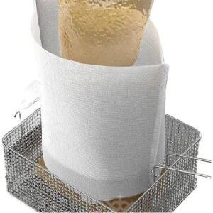 튀김 식용유 여과지 30매 튀김기계 가정용튀김기 30평방 정제기 345x440mm 2매