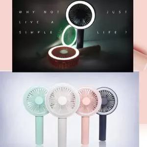 독서등 무드등겸용 휴대용 멀티핸드 선풍기 usb충전식 dbs3+4nCc