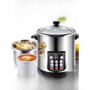 대용량 죽메이커 전기 스튜 6L 삼계탕 스프 스테인리스 워머 영양식 끓이는 이유식