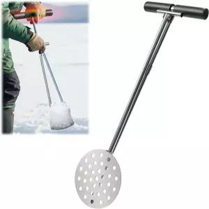 SFNSM 헤비 듀티 얼음 낚시 스쿱 스키머 장비 및 액세서리용 스쿠퍼 폼 미끄럼 방지 손잡이가 있는 도구