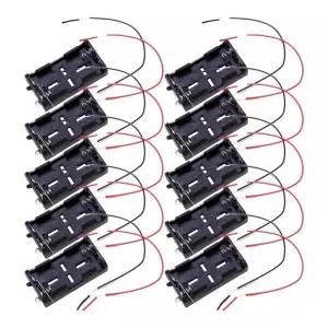 전선연결 실험용 스위치일체 AA 건전지홀더 10Px2세트 기초과학 회로부품 전구소켓