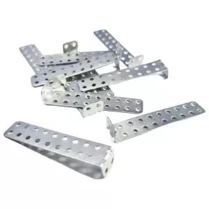 중등과학 오토마타 만들기용 ㄱ자형 금속고정대 10px5세트 초등교구 교육완구 엄마표