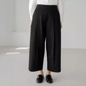 [마담4060]엄마옷 마담4060 핀턱배기통팬츠 중년여성 데일리 바지 -RPN2603038-..