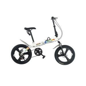 성인용 접이식 자전거, 휴대용 휴대 단일 12인치 자전거 경량 화이트 여성 14 산책용