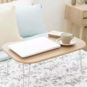 침실 베드 트레이 겸용 접이식 미니 테이블 거실 소품 ApA7+7uOm