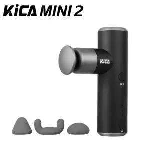 무선히팅건 열풍기 KiCA Mini 2 페시아 건 4 기어 알루미늄 휴대용 3000rpm 딥 고속 3 마사지 헤드 스포츠