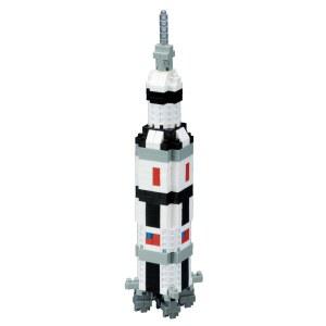nanoblock - Space Saturn V 로켓, Sight to See 시리즈 빌딩 키트, 스몰