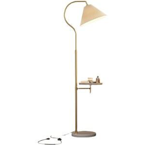 전등갓 플로어 무드등 엔틱 스타일 램프 9W웜라이트 블랙 무선 클래식 호두커피테이블