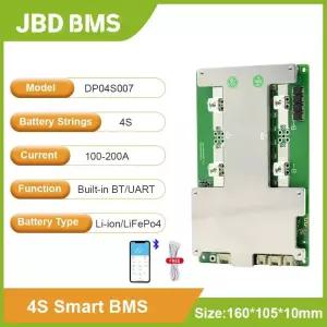 무선히팅건 열풍기 JBD 스마트 BMS 4S 100A 150A 200A 12V LiFePo4 리튬 이온 차량용 시동 UART 내장 블루