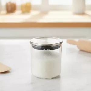 도모 모던 유리 밀폐용기 350ml 보관용기 원두 다용도 저장용기 향신료 캐니스터 밀폐통