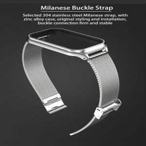 for Xiaomi  Smart Band 9 Active 스마트 밴드 9 액티브 스트랩 팔찌 글로벌 버전 밀라노 메탈 팔찌 미 밴