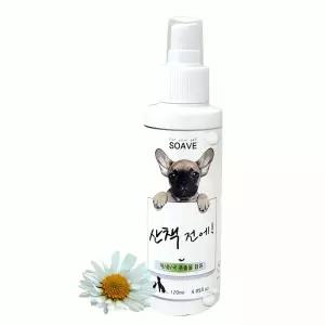 강아지 해충방지 스프레이 120ml 애완견 벌레 퇴치 제 방어 액 물리 방제 솔루션 위생