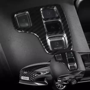 더뉴 그랜저 튜닝 기어패널 카본커버 기어박스 내부 인테리어 차량 용품