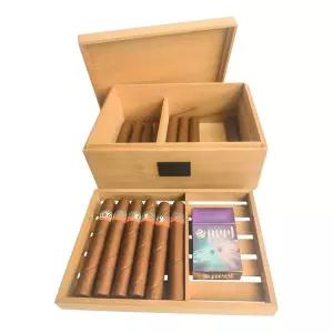 원목 삼나무 시가 케이스 보관함