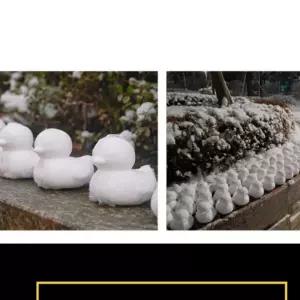 눈사람 눈오리 얼음 볼 메이커 스노우볼 제조 집게 겨울 눈놀이