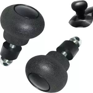 DACITY 스티어링 휠 스피너 노브 미끄럼 교체 회전 볼 부스터 대부분의 부품블랙 방지 지게차의 파워