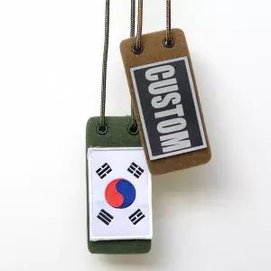 밀리터리 카드지갑 사원증 목걸이 지갑 신분증 클립 군용 카드 홀더 체인 캠프 아이디 태그