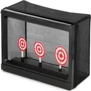 에어소프트 포 사격 BB 펠릿 실내외용 스탠드 트랩 캐처가 네트 재설정 BBTAC 장착된 자동 타겟