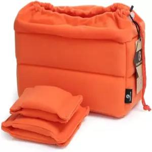 Koolertron 충격 방지 카메라 사진 가방 바로 SLR 칸막이로 카메라용 넣을 수 조절 파티션 패딩 케이스