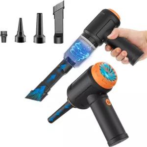 무딘 에어 더스터 - 컴퓨터 청소기 키보드 청소용 무선 캔 공기 강력 에너지 효율적 (Air-01)