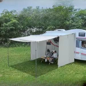 캠핑카 어닝텐트 쉘터 RV 차박 트레일러 측면 차양막 텐트