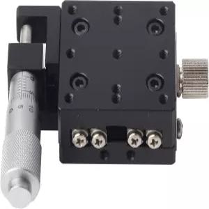 유컴 선형 스테이지 SEMX40-AS X 마이크로미터 40×40mm 수동 핀E 튜닝 크로싱 롤러 정밀 변위 트리밍