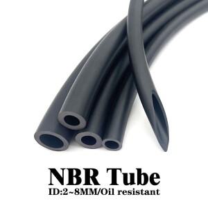 NBR 니트릴 고무 오일 호스 튜브 파이프-오일마모 방지 유연한 튜브자동차바이크 오토바이 ID 2-8mm