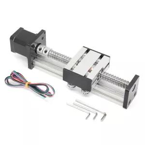 Zeberoxyz 1PCS 선형 레일 가이드 볼스크류 SFU1605 NEMA17 스테퍼 모터 DIY CNC 라우터 부품 X Y Z