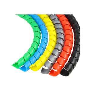 1-5m팩 내경 8-22mm 실외용 내마모성 나선형 보호 슬리브 고압 호스용 랩어라운드 튜빙