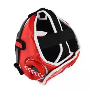 복싱 안면 마스크 권투 머리 스파링 하나의 얼굴 레드 부상