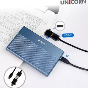 2.5인치 외장 케이스 휴대용 3.2 메탈 외장 하드 케이스 저장 인클로저 케이블 파우치 젠더 장치 타입