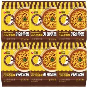 농심 코코이찌방야 카레우동 782g(2인분) x 6개