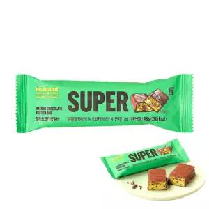 노브랜드 슈퍼말차 초코 단백질바 48g 간편간식