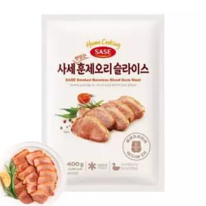 사세 맛있는 훈제오리 슬라이스 400g 간편조리 담백한맛
