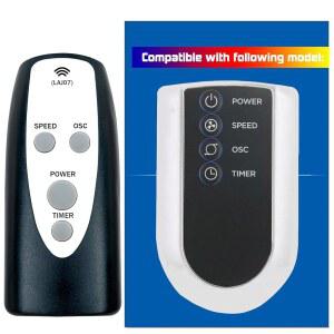 Lasko S18961 S18635 U35115 2033667 2510 2511 2711 M18950 T38301 T32200 2033667A M16950 U35120 T36211 T37900 T38305 진동 타워 팬 교체용 리모컨