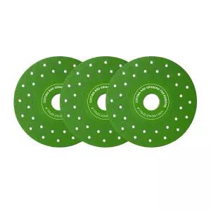 도자기 유리 세라믹 타일 화강암 대리석을 115mm45인치 3PACK 초박형 다공 자르는 다이아몬드 진공 연마