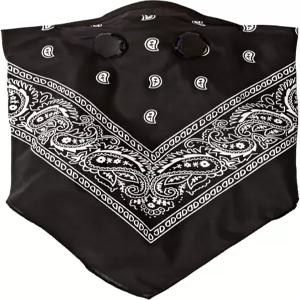 ATV TEK 서스펜션 스트랩과 3D 노즈 유니버설 블랙 L 있는 스타일 반다나 먼지 마스크 박스가