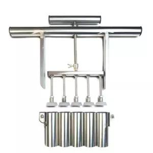 프리미엄 반죽소분기 월병 호떡 몰드 반죽분할기 스텐 6구 조절 링