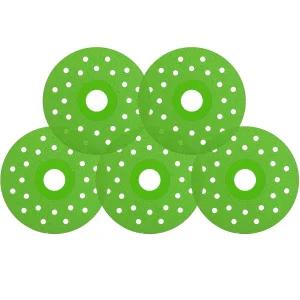 모나지나 5팩 앵글 그라인더용 4인치 암석 초박형 디스크 및 다이아몬드 휠 코타르 절단 톱날 대리석 연마