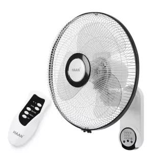 HAAN 공간활용 3엽 40cm 고출력 저소음 벽걸이선풍기 리모컨형/벽선풍기 벽걸이써큘레이터