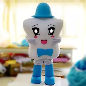 코스프레 인형탈 치아 이빨 의상 양치 장식 행사용 홍보 마스크 세트