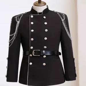 공연 제복 남자 코스튬 행사복 의장대 무대복 견장 축제용 정장 남성복