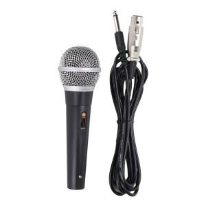 XLR 마이크 XLR에서 3 핀 1 4 인치 케이블 오디오 연결 무대 노래방 노래 및 용 핸드헬드