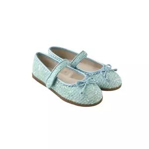 [롯데백화점]룰라비 글리터 스팽글 플랫 슈즈 76112-823-03