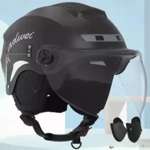 블루투스 헬멧 후미등 카메라 사계절 일체형 라이트 반모 스마트 멀티스카프 모터사이클