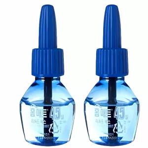 모기 훈증기 리필 2병 해충 방 제기 카트리지 벌레 퇴치 제 스프레이 집 주변 방어 기기