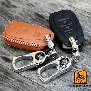 티볼리 티볼리에어 가죽 키케이스 3버튼 자동차 키홀 더 스티 링 휠 키링 소프트 케이스