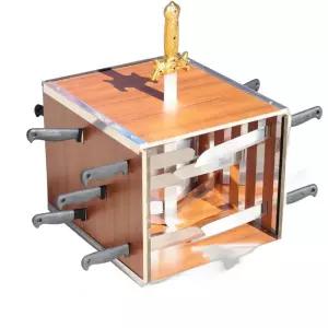 칼 트릭 찌르기 마술사 매직쇼 마술 상자 도구 소품