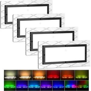 블루파이어 업그레이드 1800LM 밝은 LED RV 캠퍼 모터홈 컬러 온도 트레일러용 색상 사이드 보트 밴 돔