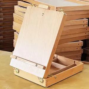 미니 미술도구 정리함 휴대용 스케치 이젤 가방 화구박스